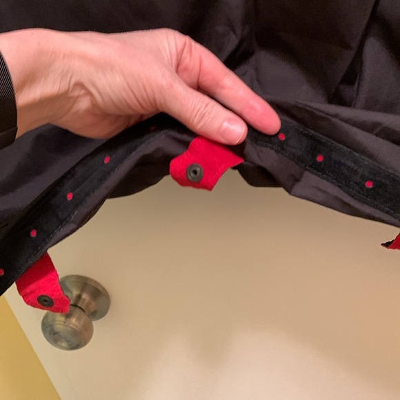 NWOT Men's Authentic ZILLI Black Red Suede Garment Travel/Weekend Bag - Picture 9 of 9